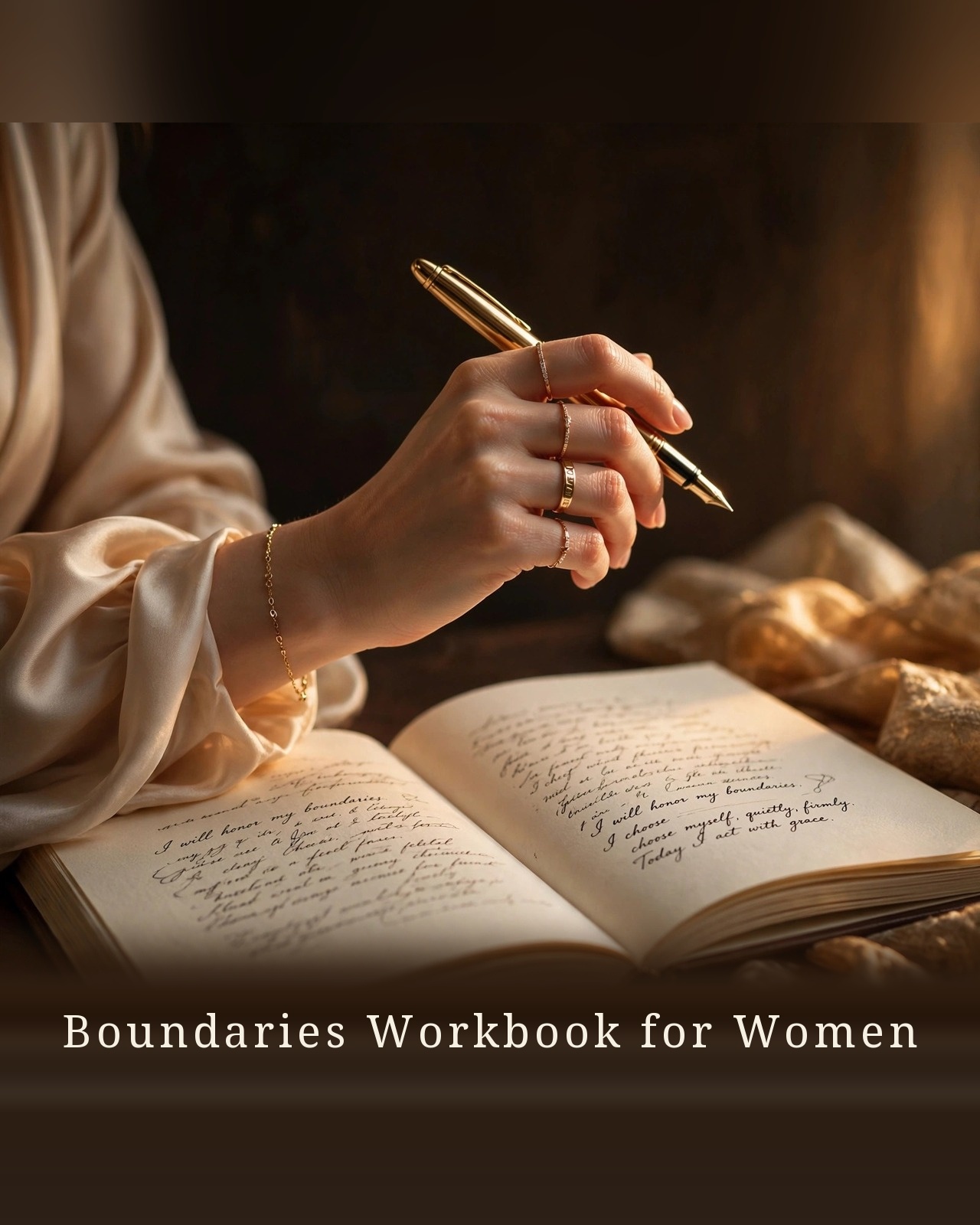 Boundaries Workbook for Women journal by Authored by Her.