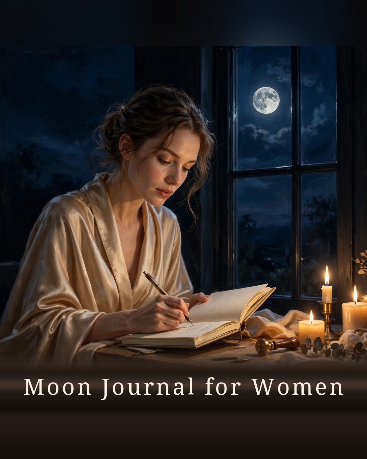 Moon Journal for Women journal by Authored by Her.